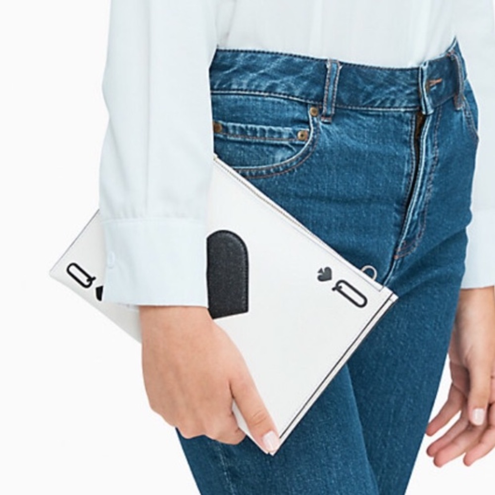 ♠️Kate Spade♠️ Lucky Draw Queen Of Spades Crossbod - Picture 2 of 16